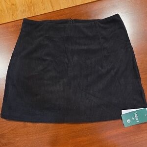 HALARA Black Corduroy Mini Skirt NWT *MAKE ME AN OFFER!